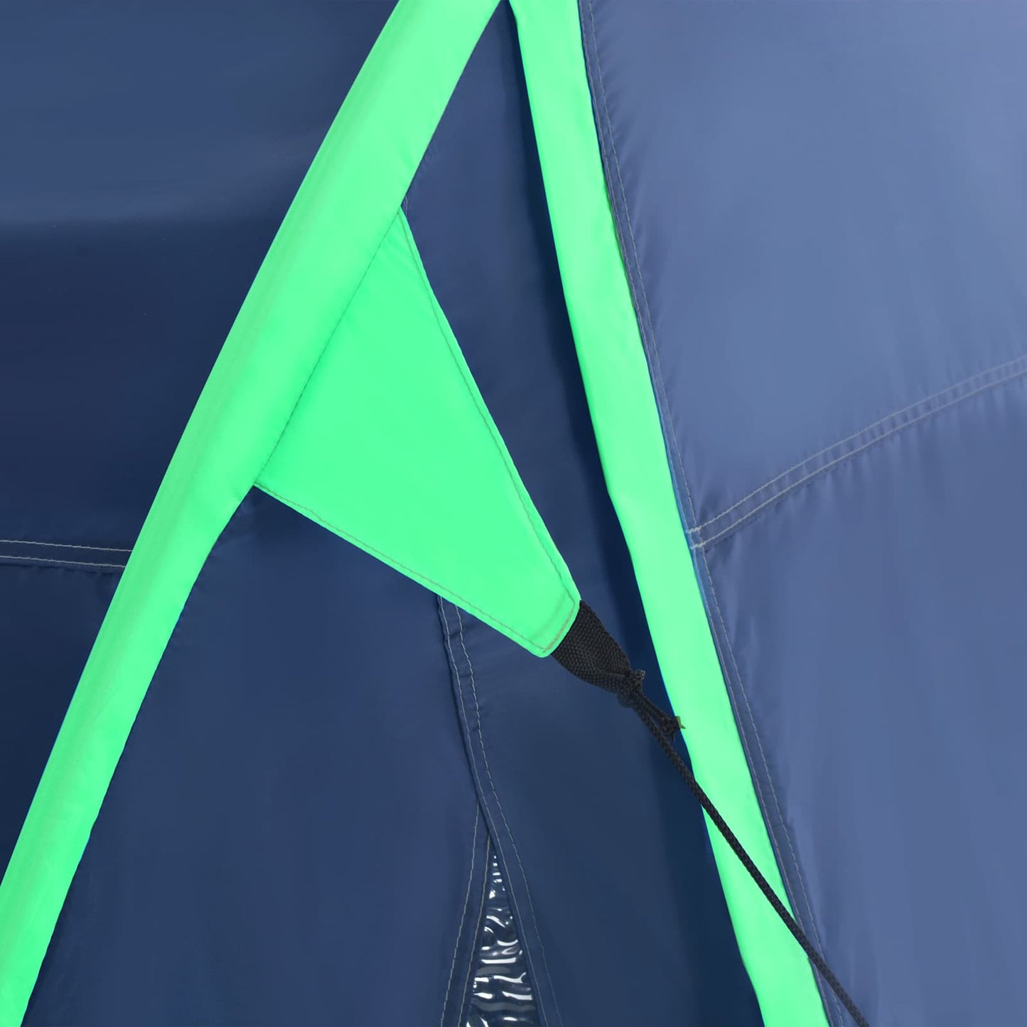 Autozelt Achteckig Marineblau 390 x 330 x 195 cm 180T Polyamid