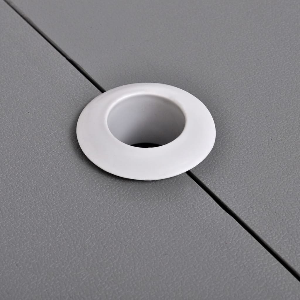 Campingtisch mit 4 Hockern Klappbar Aluminium Extra Leicht Grau