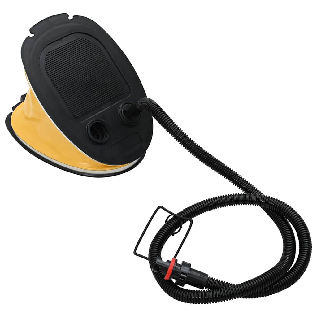 Aufblasbare Gymnastikmatte mit Pumpe 100x100x20 cm PVC Rosa