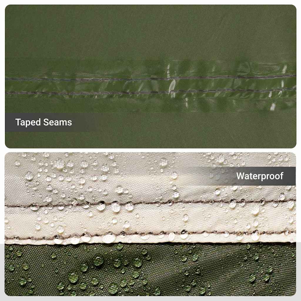 Angelzelt Olive Grün 514 x 465 x 187 cm Polyester und Fiberglas