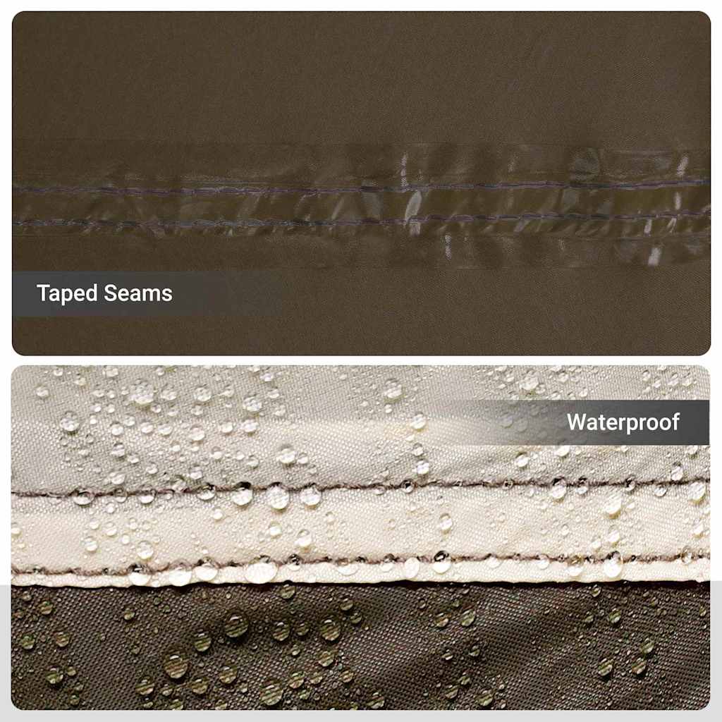 Angelzelt Braun 514 x 465 x 187 cm Polyester und Fiberglas