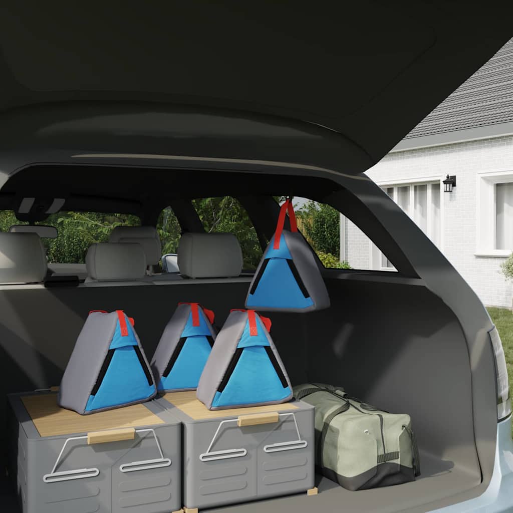 Aufbewahrungstasche 4 pcs Grau und Blau 24 x 16 x 24 cm Oxford